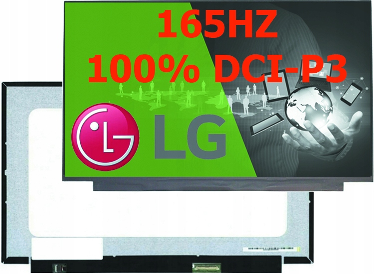 Nová Náhradná Matrica S MNF601CA1-1 Qhd Ips 40PIN eDp Matná 165HZ