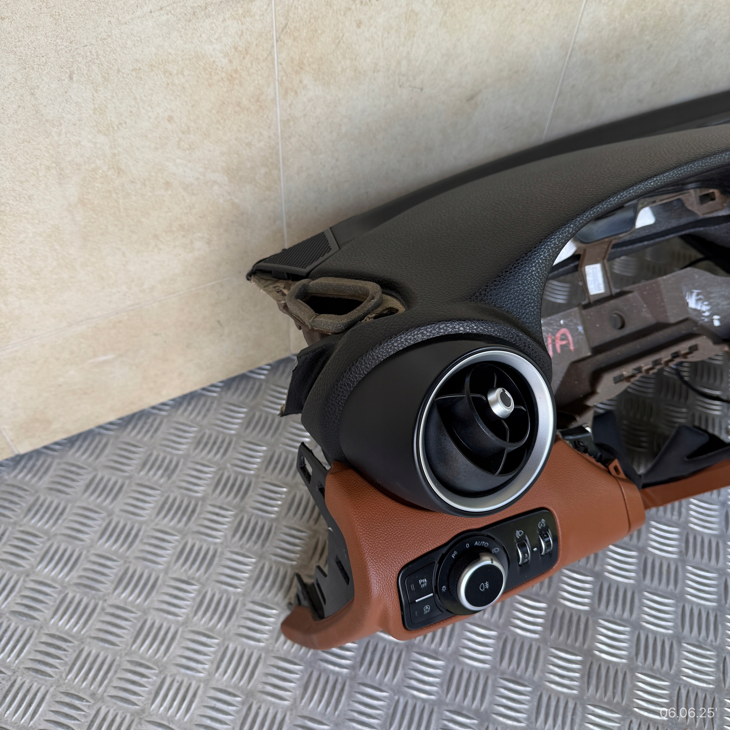 dashboard complete airbag console tension belts cockpit ALFA ROMEO GIULIA 2018 ROK