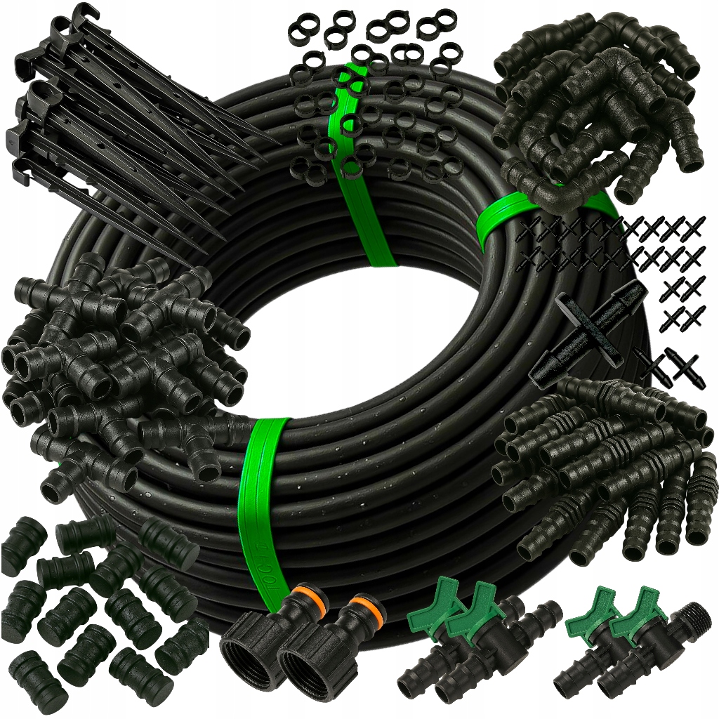 Linia Kroplująca z Kompensacją System Nawadniania Kropelkowego 100m 257 Ele