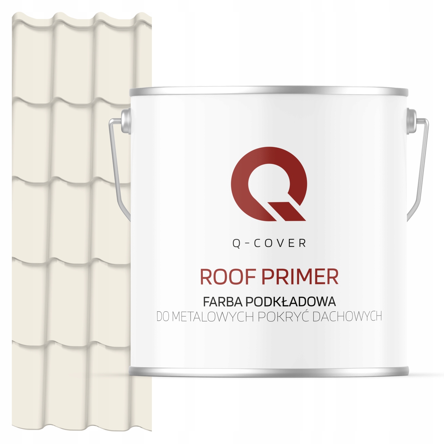 Základní Barva na kovové střechy Alpská bílá Ral 9010 5 l matný