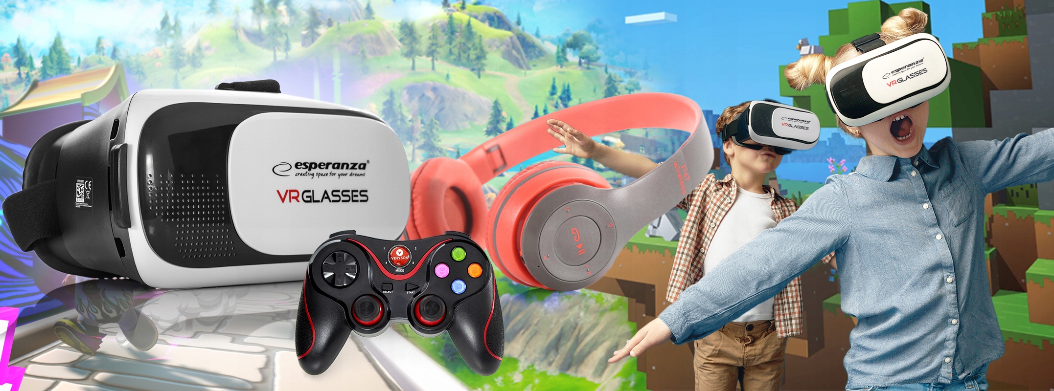 GOGLE VR OKULARY 360 3D WIRTUALNA RZECZYWISTOŚĆ DO TELEFONU GIER FILMÓW Kod producenta VR3DWESP