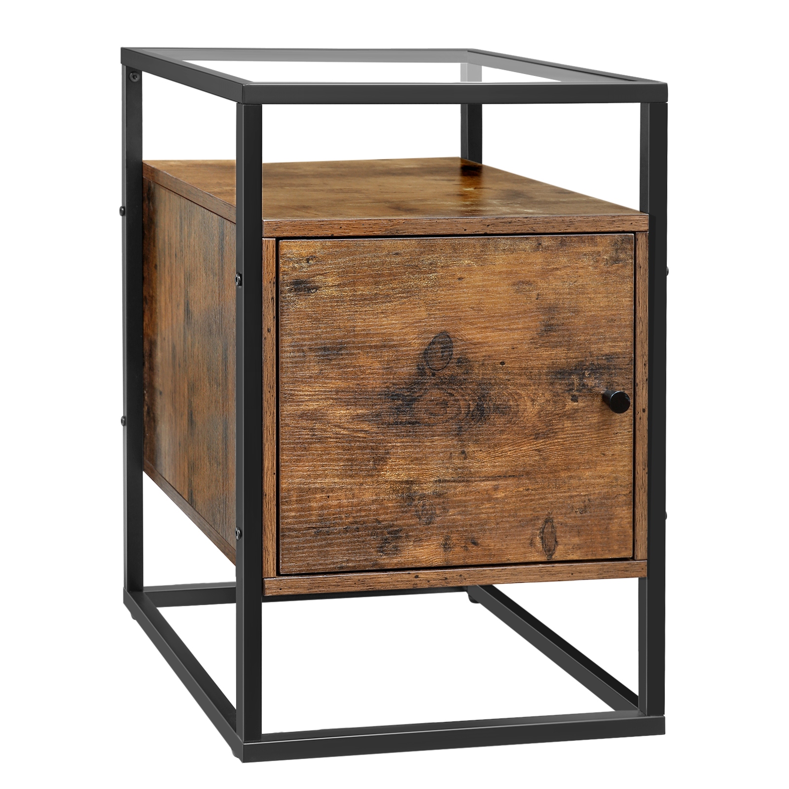 

Stolik Pomocniczy Do Salonu Industrialny Szklany