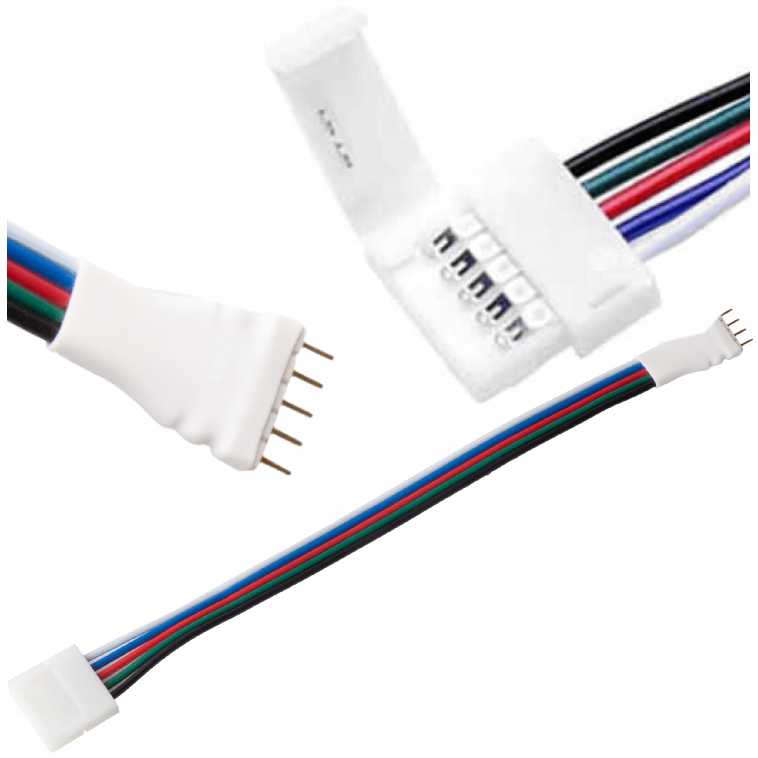 

Złączka Do Taśm Led Rgbw 12mm 5 Pin Do Sterownika