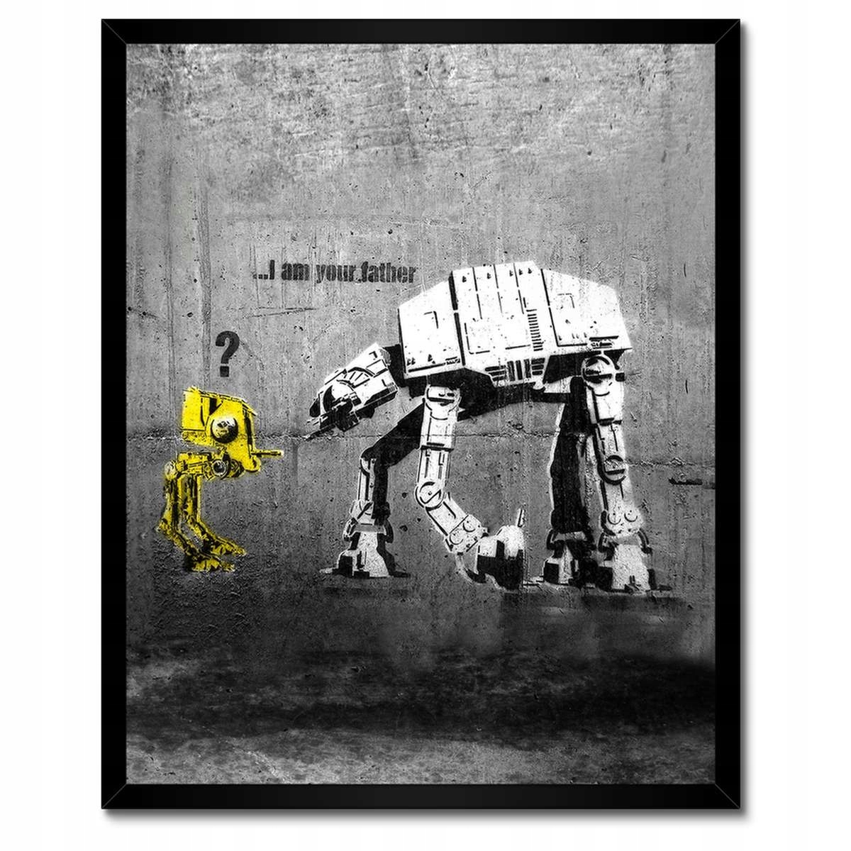 Plakáty v rámu 40x50 Im your father Banksy