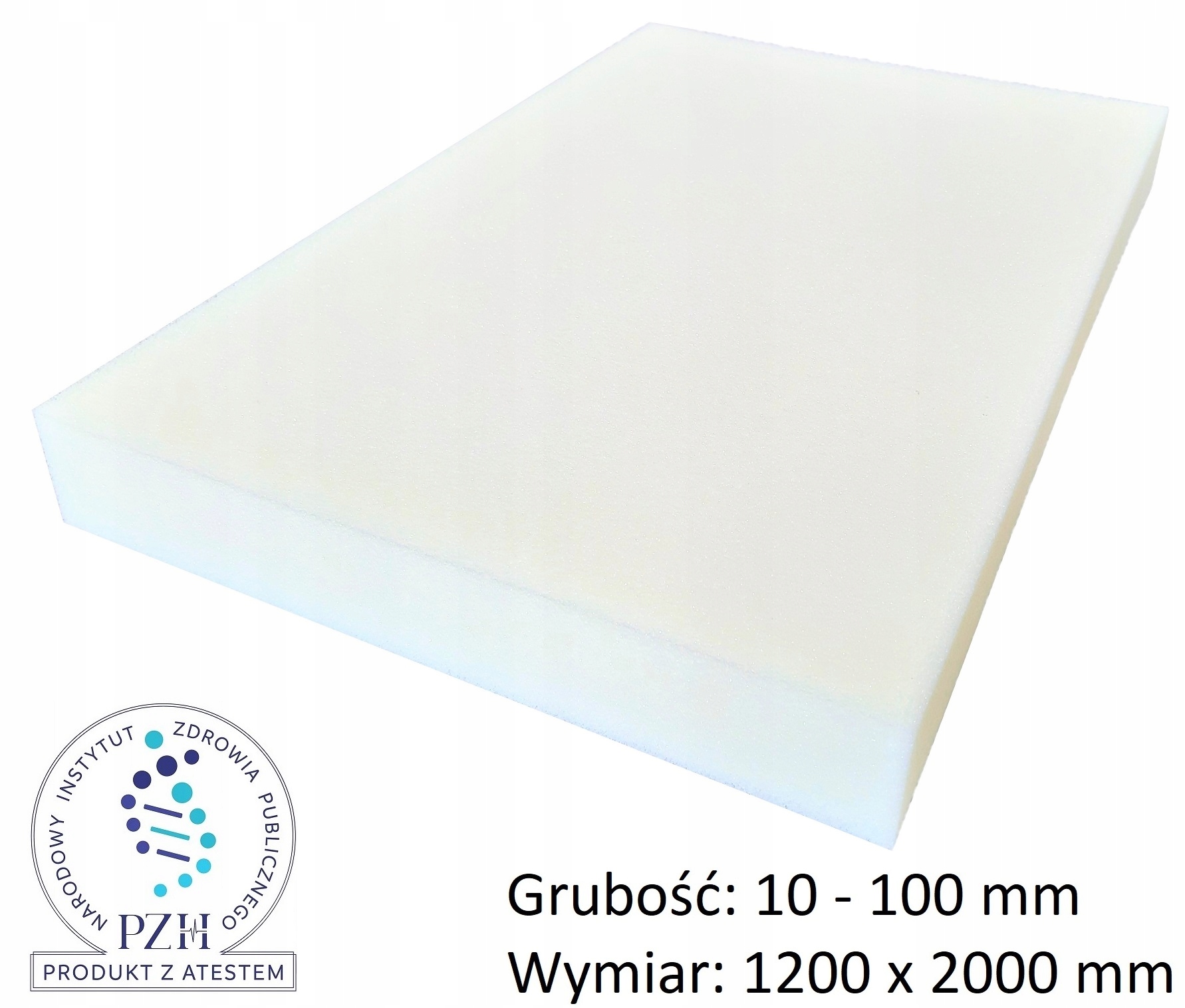 PIANKA TAPICERSKA GĄBKA MEBLOWA T25 120x200x9 cm Marka Syma