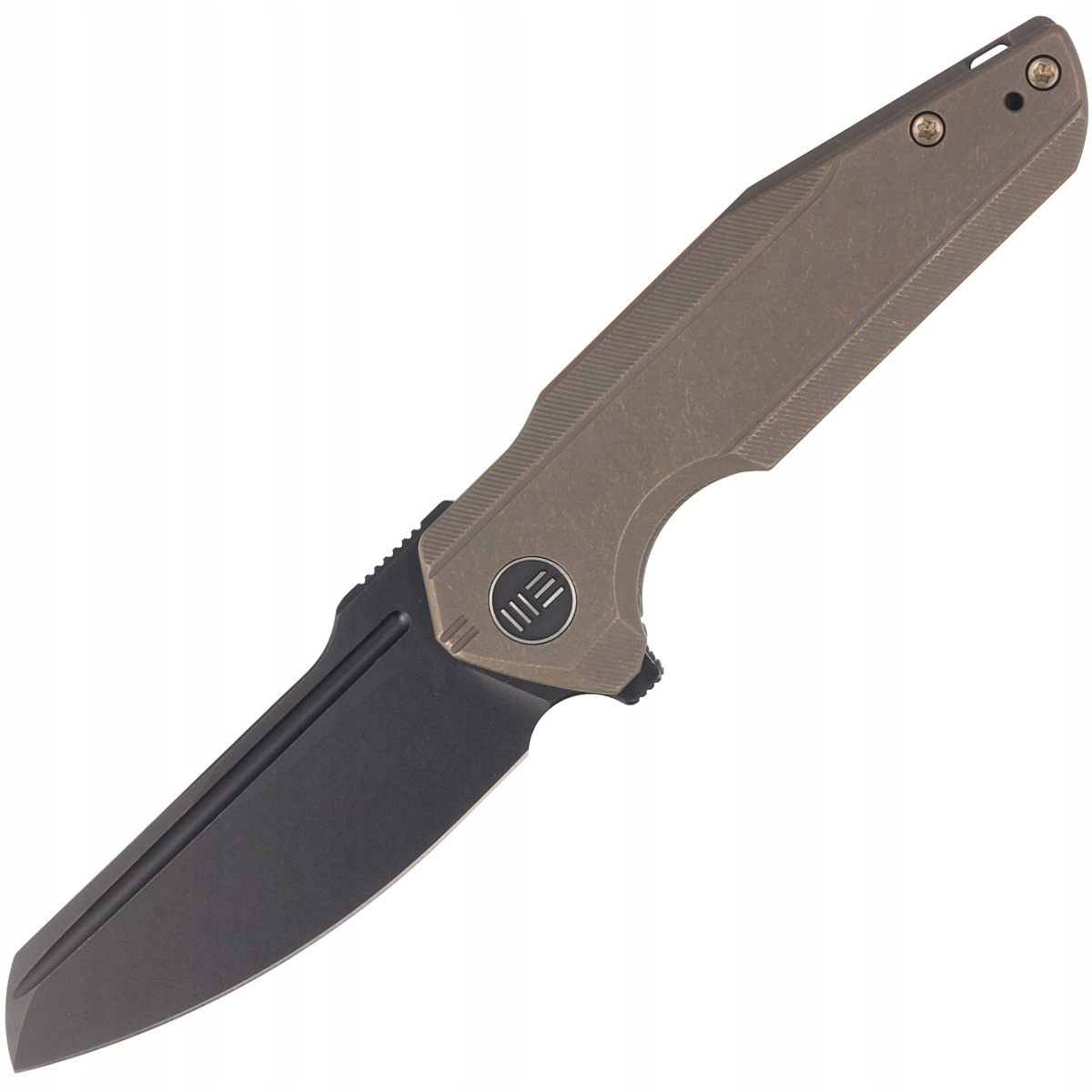 Nóż składany We Knife StarHawk Bronze Titanium, Black Stonewashed Cpm 20CV