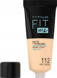 Podkład Maybelline Fit Me 112 Soft Beige Matujący