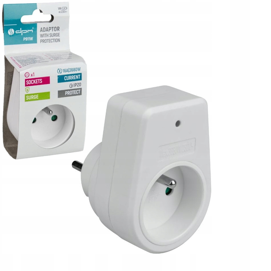 Filtr Przeciwprzepięciowy Gniazdo Zabezpieczenie Burzowe Dpm P911W
