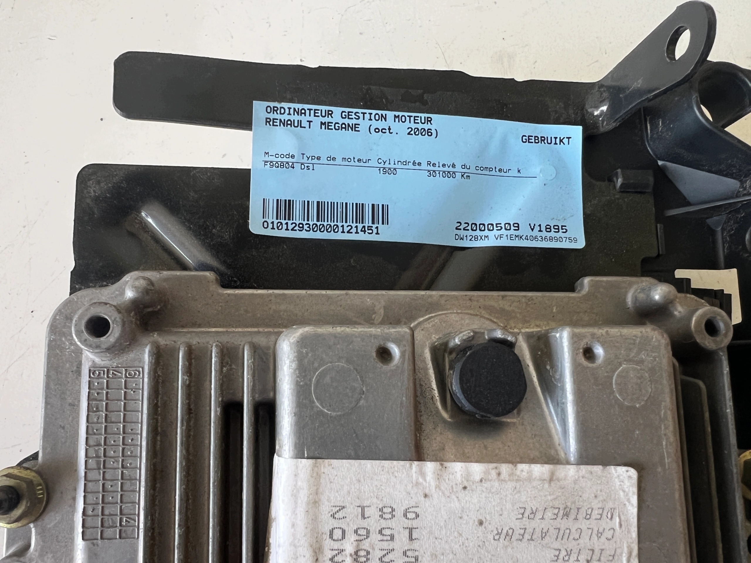 RENAULT MEGANE 1.9 DCI F9Q804 0281013366 8200601334 1039S11646 Computer ECU