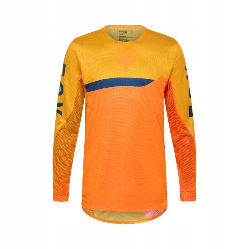 Mikina Motocyklová Fox Flexair Fracture Tangerine M