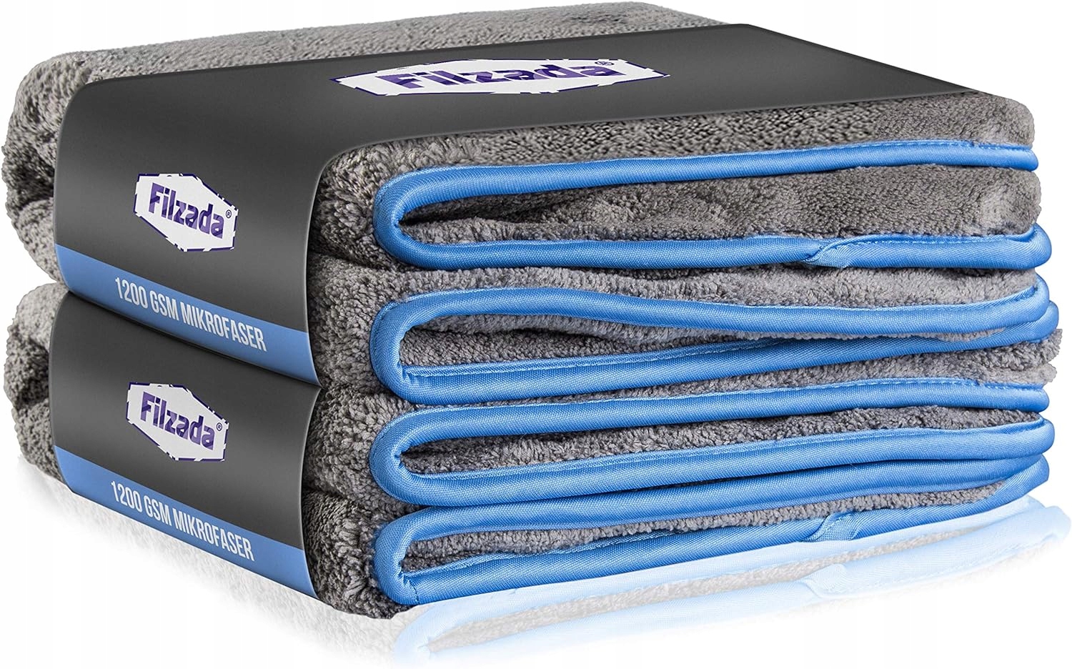 2x Ściereczka z mikrofibry do ochrony lakieru samochodowego 1200 Gsm
