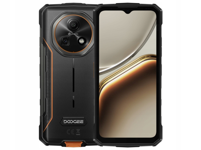 Smartfon Doogee Fire 7 5G 4/256GB 6.6" 90Hz Pomarańczowy