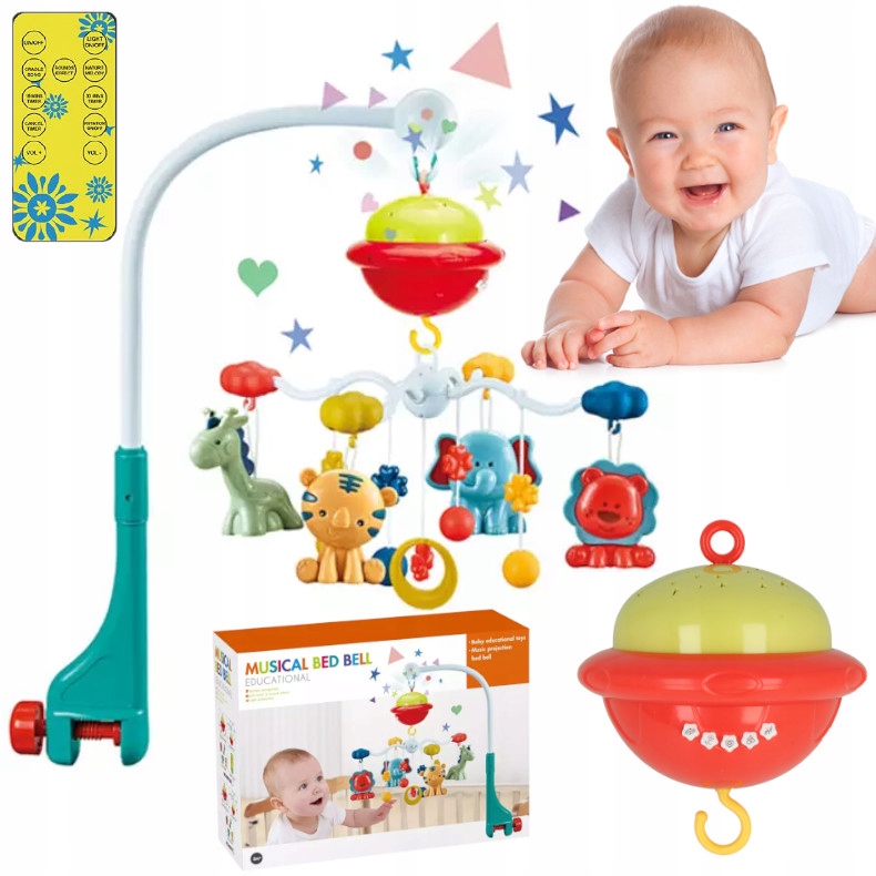 KARUZELA DO ŁÓŻECZKA GRAJĄCA POZYTYWKA z PROJ Stan opakowania oryginalne