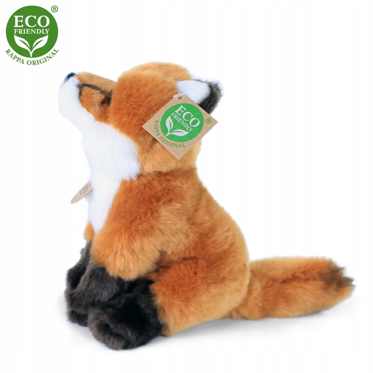 MASKOTKA LIS SIEDZĄCY REALISTYCZNY LISEK PLUSH FOX Marka Rappa