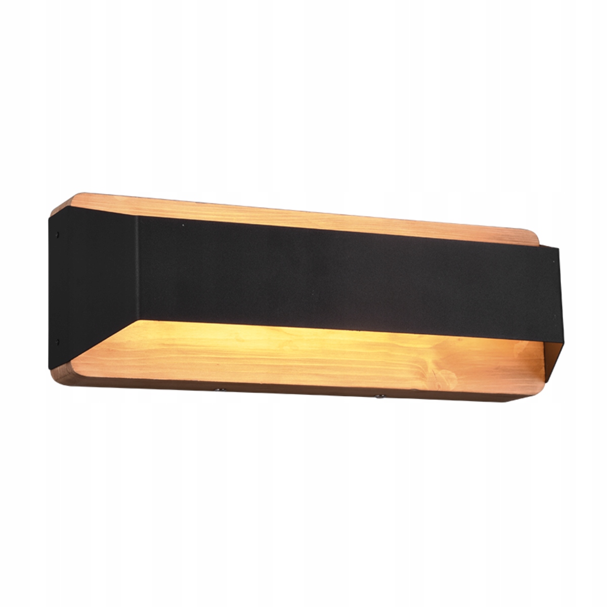 Nástenná lampa Arino drevo čierna Trio