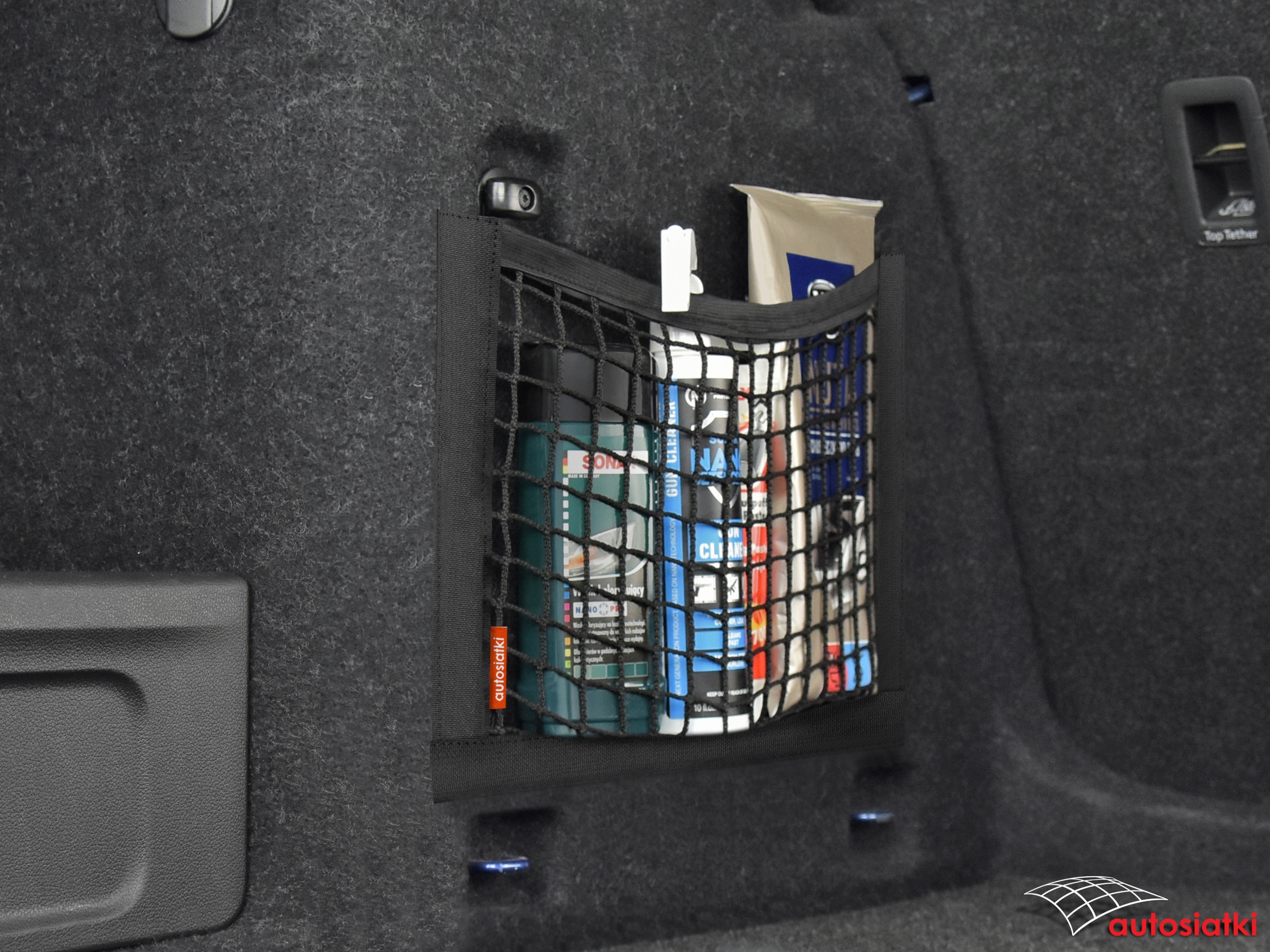 SIATKA DO BAGAŻNIKA 30x40 KIESZEŃ NADKOLE OPARCIE EAN (GTIN) 5903260850376