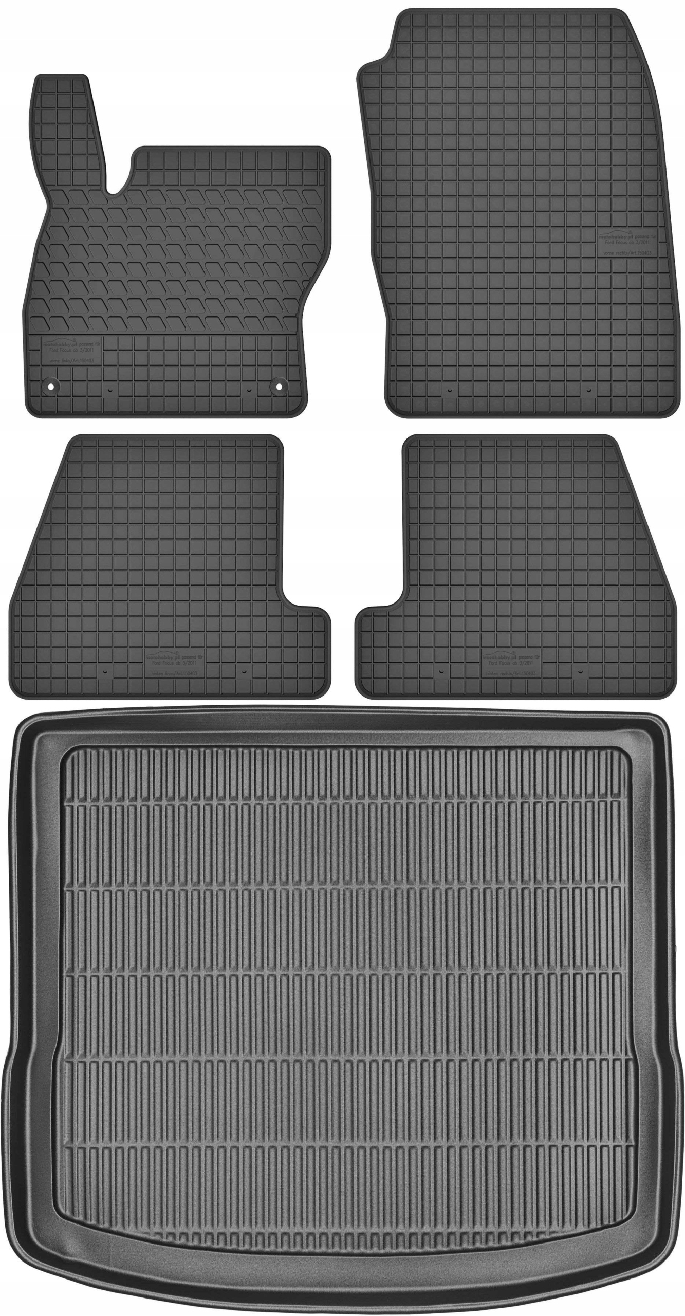 Ford Focus III Kombi od roku 2011-2018 Set Koberce batožinový priestor