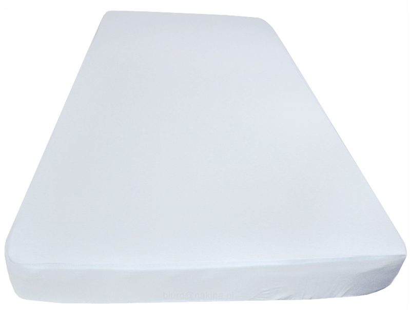Nepropustné prostěradlo s gumičkou, bavlna 100% jersey 160x200 Bílé