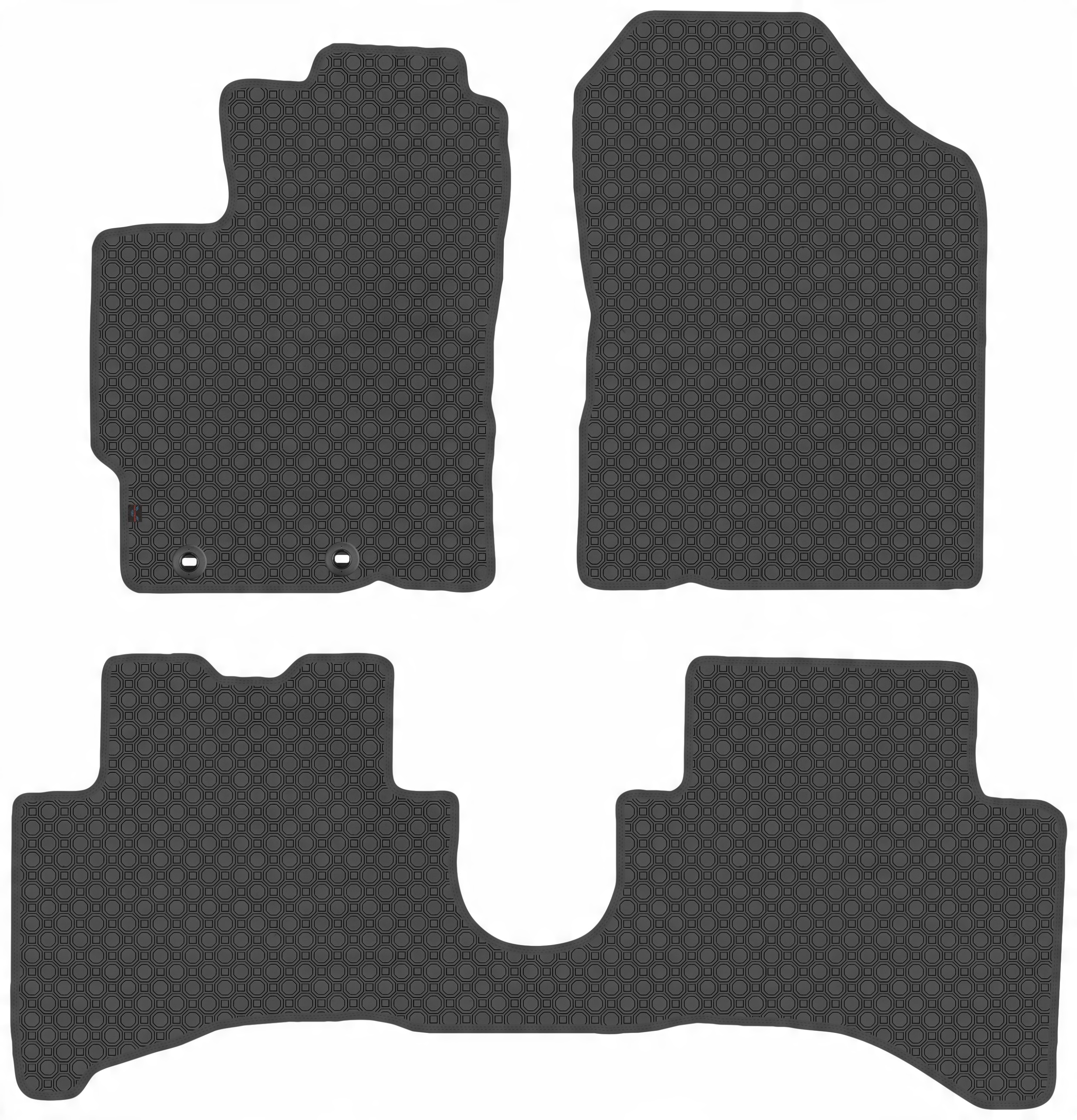 

Yaris III Hybryda 2011-2019 Dywaniki guma Czarna