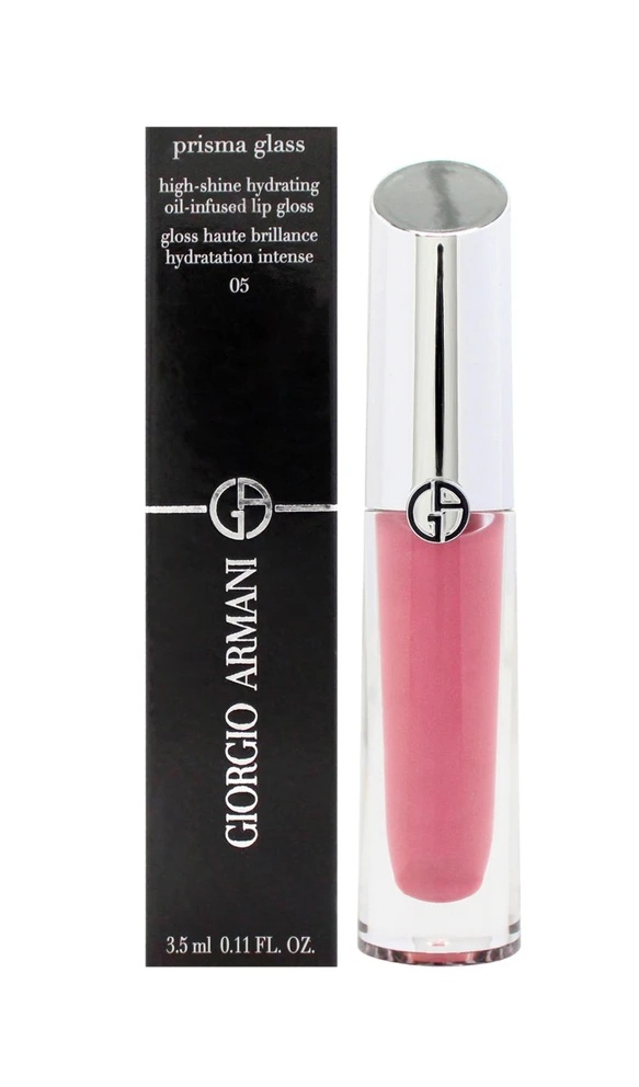 Lesk na rty Armani Prisma Glass Lip Gloss 05 Berry Beam hydratační