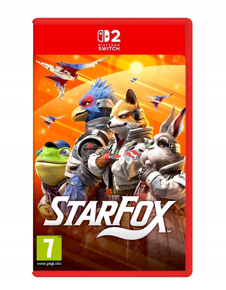 Star Fox Nintendo Switch 2 pudełkowa