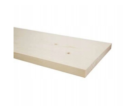 STRUGANA DESKA KONSTRUKCYJNA 2x10x150cm Świerk HEBLOWANA SOSNA