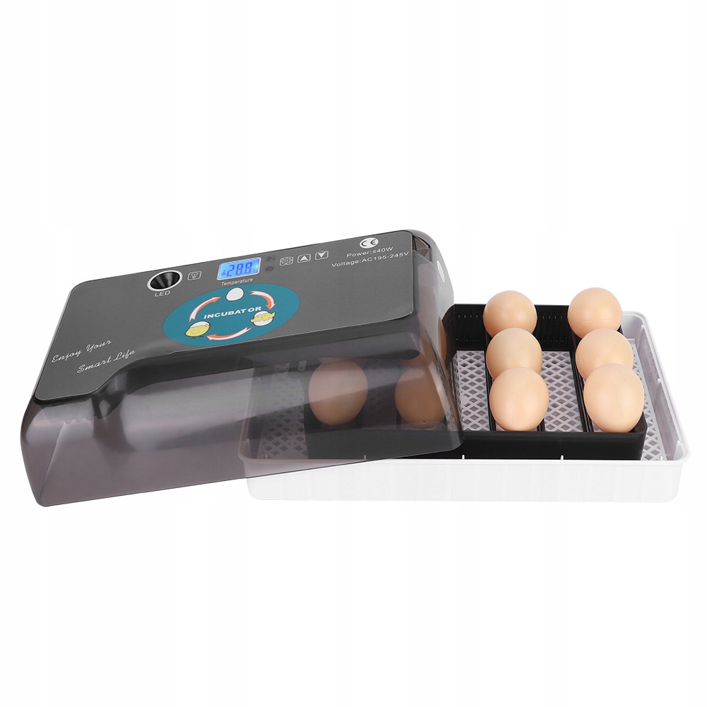 12 jaj Inteligentny inkubator do jaj Automatyczna Kod producenta 687365