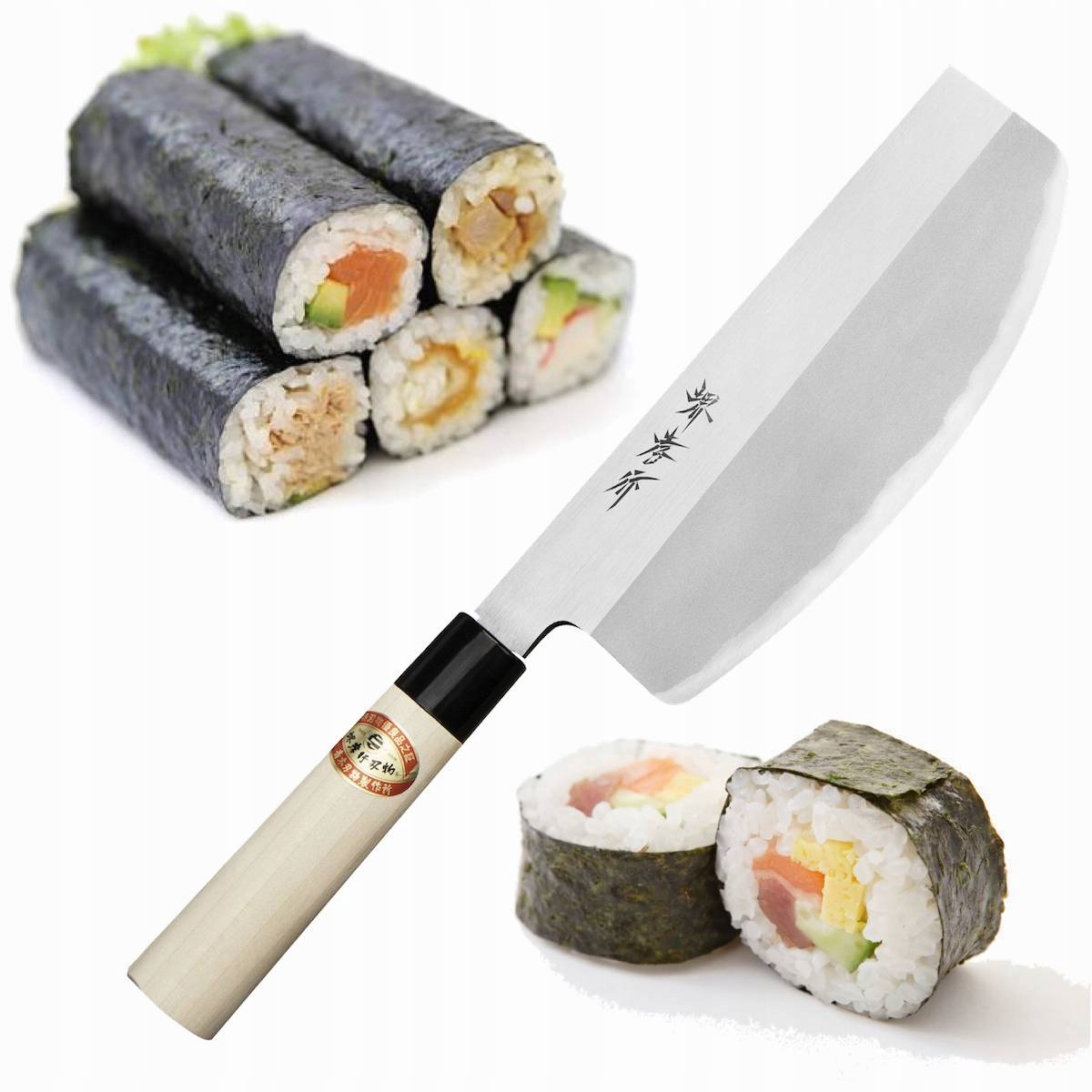 Sakai Takayuki Kasumi Shirogami#3 Japonský nôž Sushikiri na sushi 21 cm