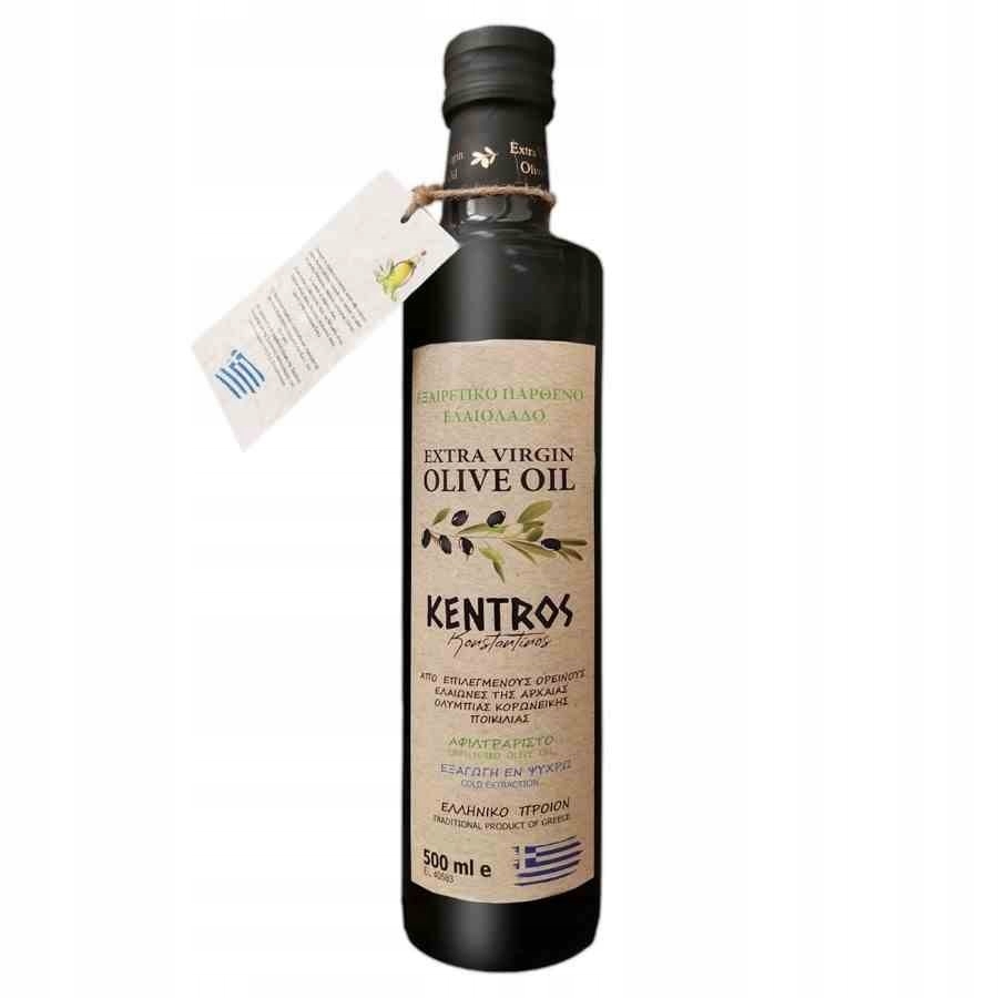 Kentros Řecký extra panenský olej nefiltrovaný 500 ml