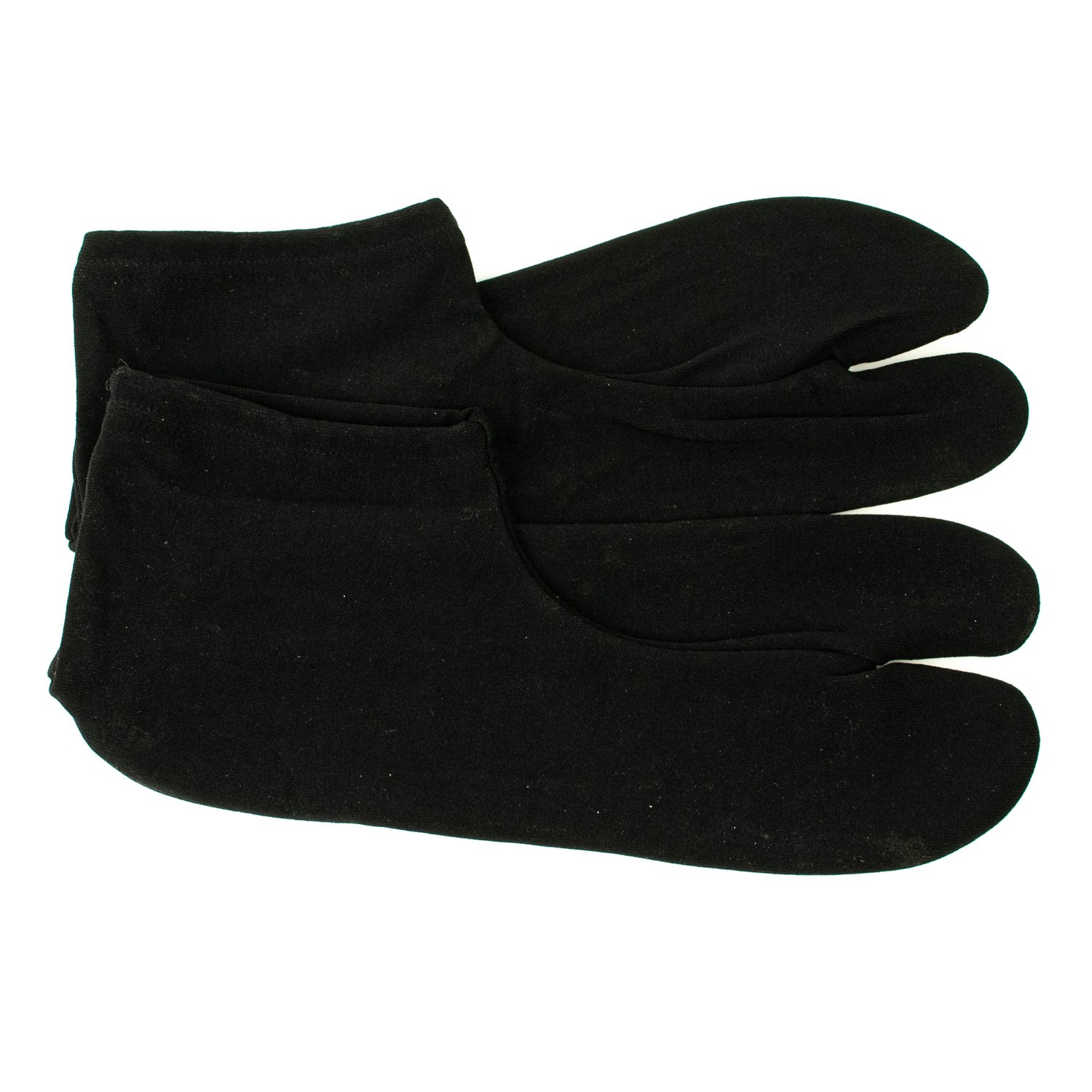 Japonské elastické Tabi černé nylonové výrobky vyrobené v Japonsku 42-43