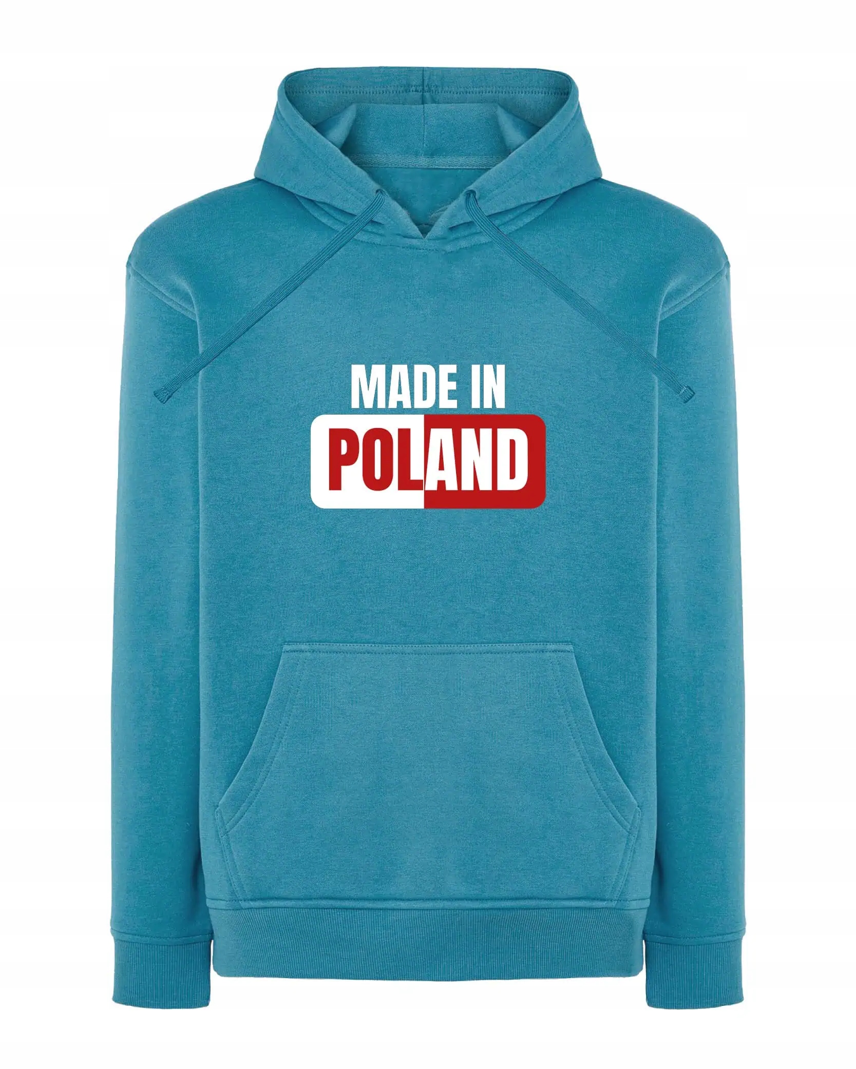 Mikina s kapucí Patriotická made in poland Polsko Modrá XL