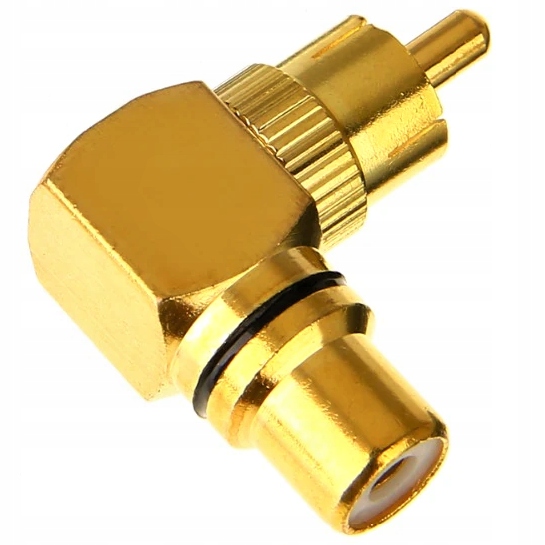 

Adapter Kątowy Wtyk Gniazdo Rca Cinch Nakamichi Hq