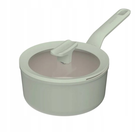 Rondel z powłoką nieprzywierającą z pokrywą BergHOFF Balance Sage 18cm