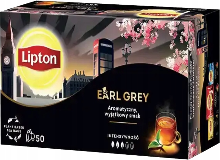 Herbata LIPTON Earl Grey Exp 50 torebek