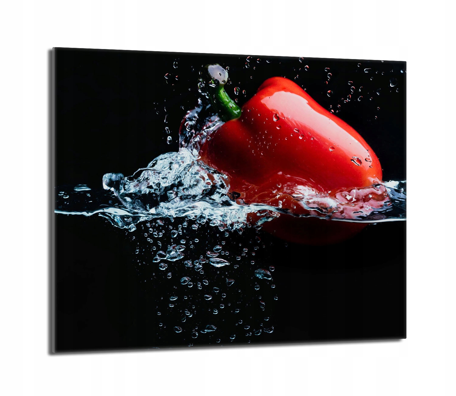 Skleněná ochranná deska na sporák 60x52 Paprika Do Kuchyně