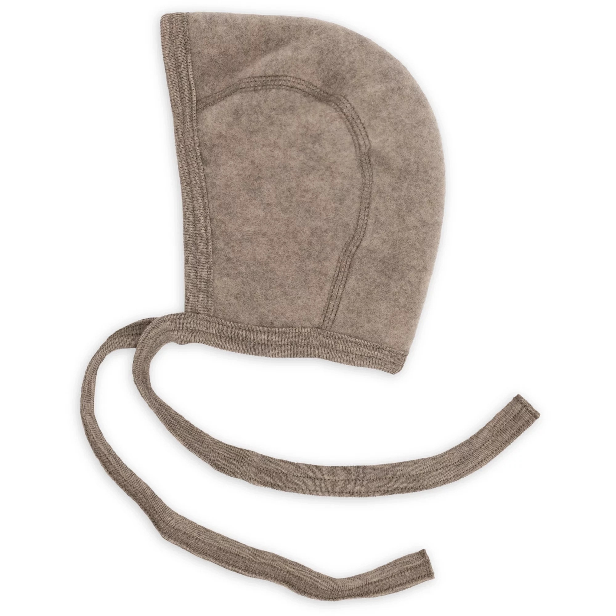 Czapka bonetka merino Walnut Melange Brązowy 50/56 Engel Natur