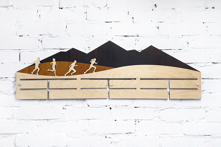 

Wieszak na medale Bieganie 3D