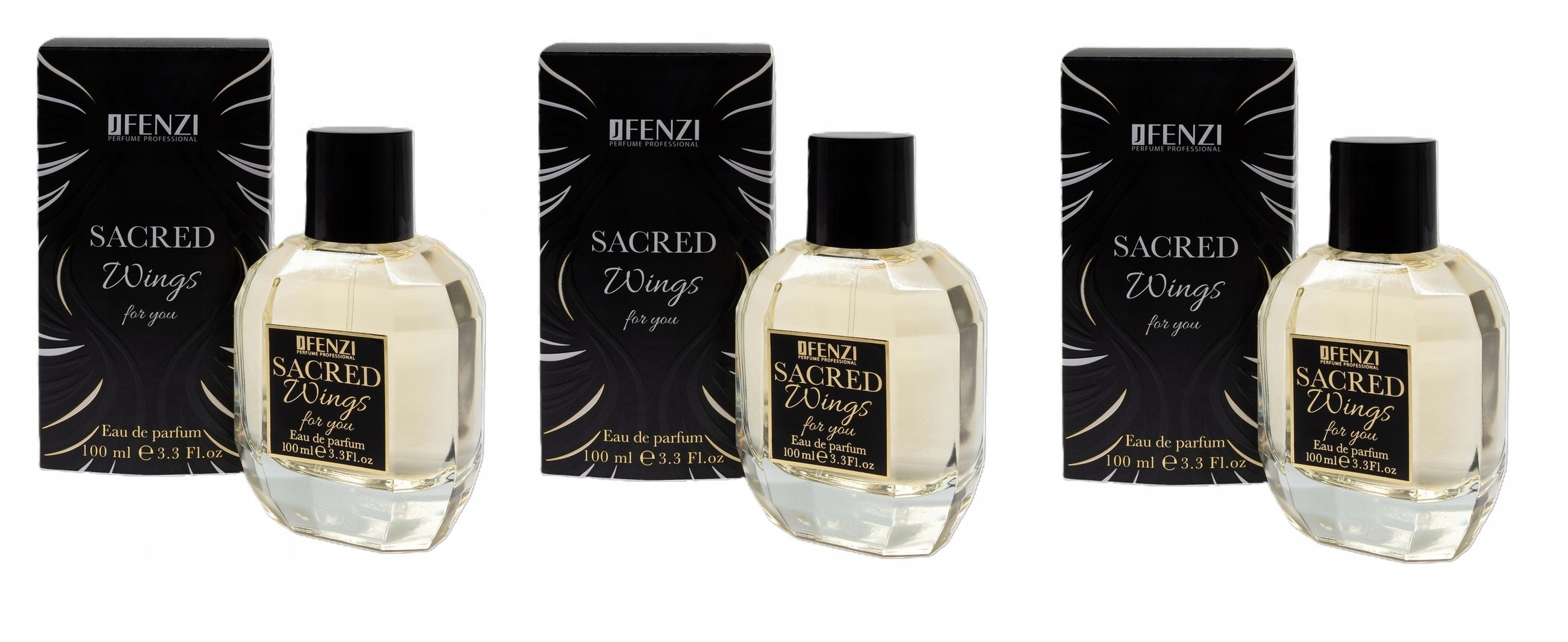 JFenzi Sacred Wings Unisex 3x100 ml parfémovaná voda