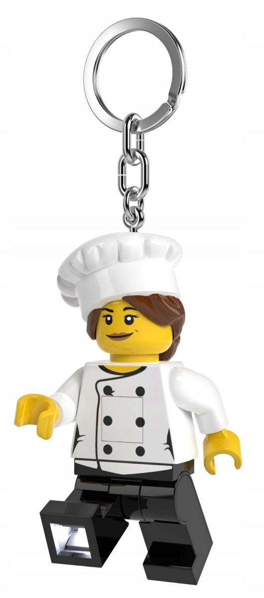 Lego Brelok Breloczek Latarka Led Kucharka Pani Cukiernik Minifigures