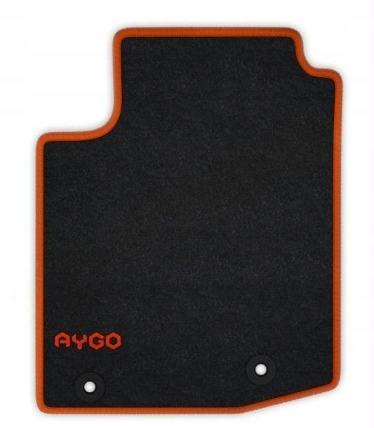 Toyota Aygo Originálne velúrové koberčeky komplet PZ410-90355-FO Oe