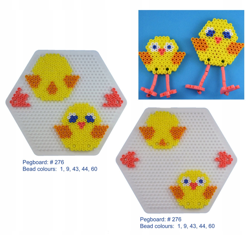 Podkładka duży sześciokąt do koralików HAMA MIDI Materiał plastik