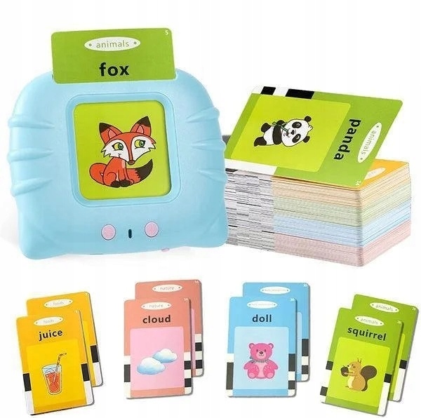 ZABAWKA DO WCZESNEJ NAUKI ANGIELSKIEGO 224 KARTY