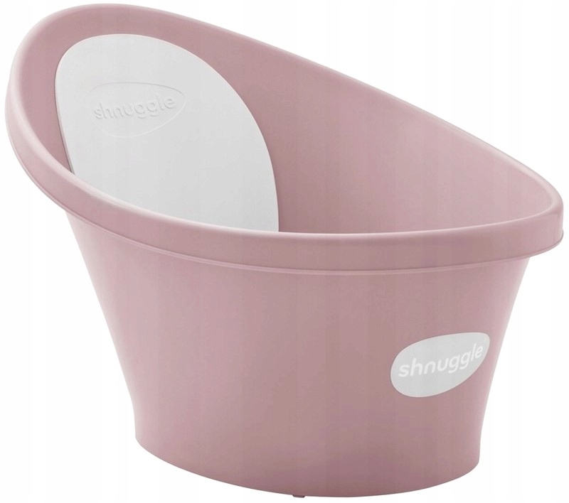 Shnuggle Wanienka z odpływem i piankowym oparciem Blossom Pink