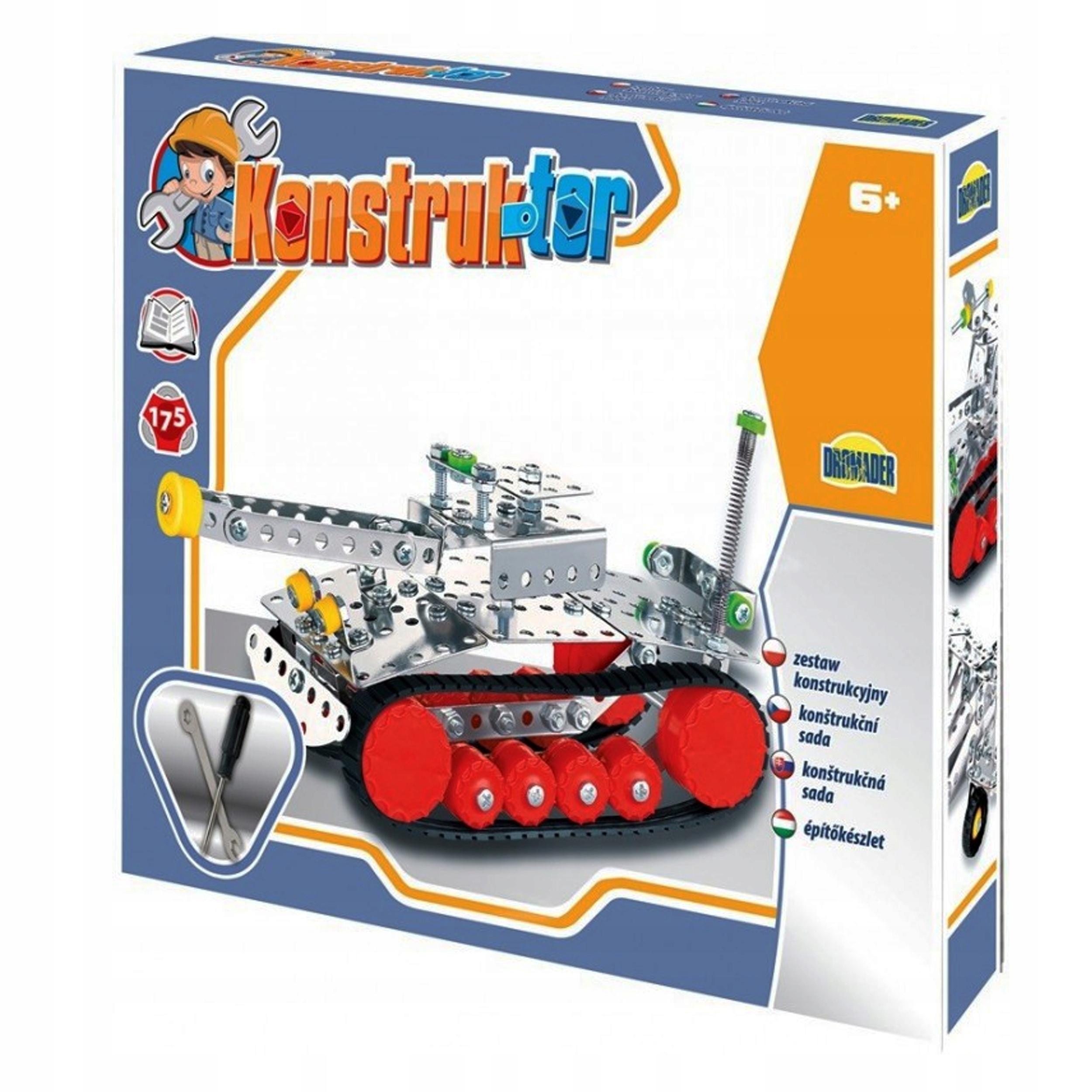 

Konstruktor Klocki Metal Czołg 175el. Dromader