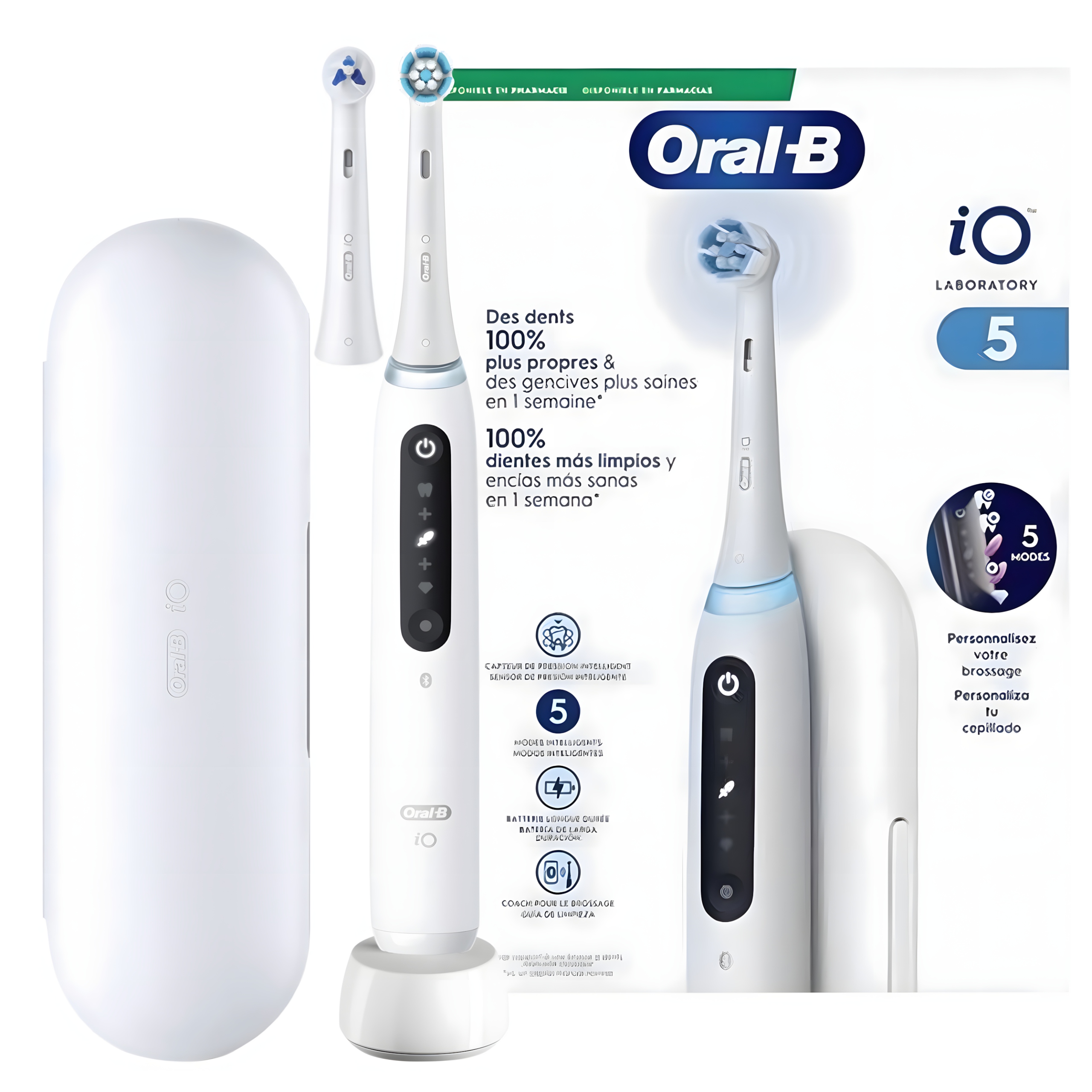 Szczoteczka Magnetyczna dla Dorosłych Oral-B iO Series 5 Laboratory White