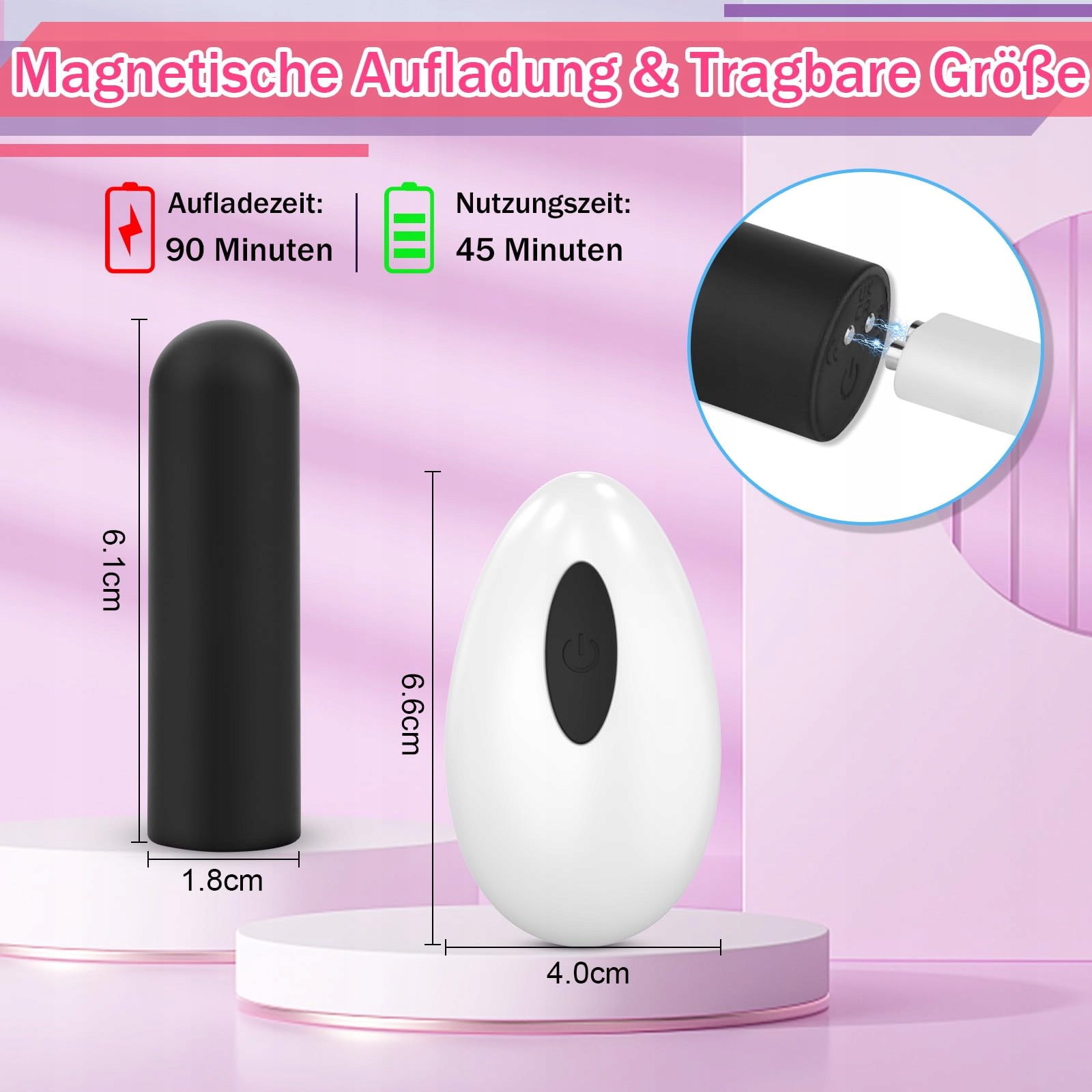 SEXY VIBRATOR Z BIELIZNĄ DLA KOBIET STYMULATOR KLITORIS 10 TRYBÓW — miniatura 6