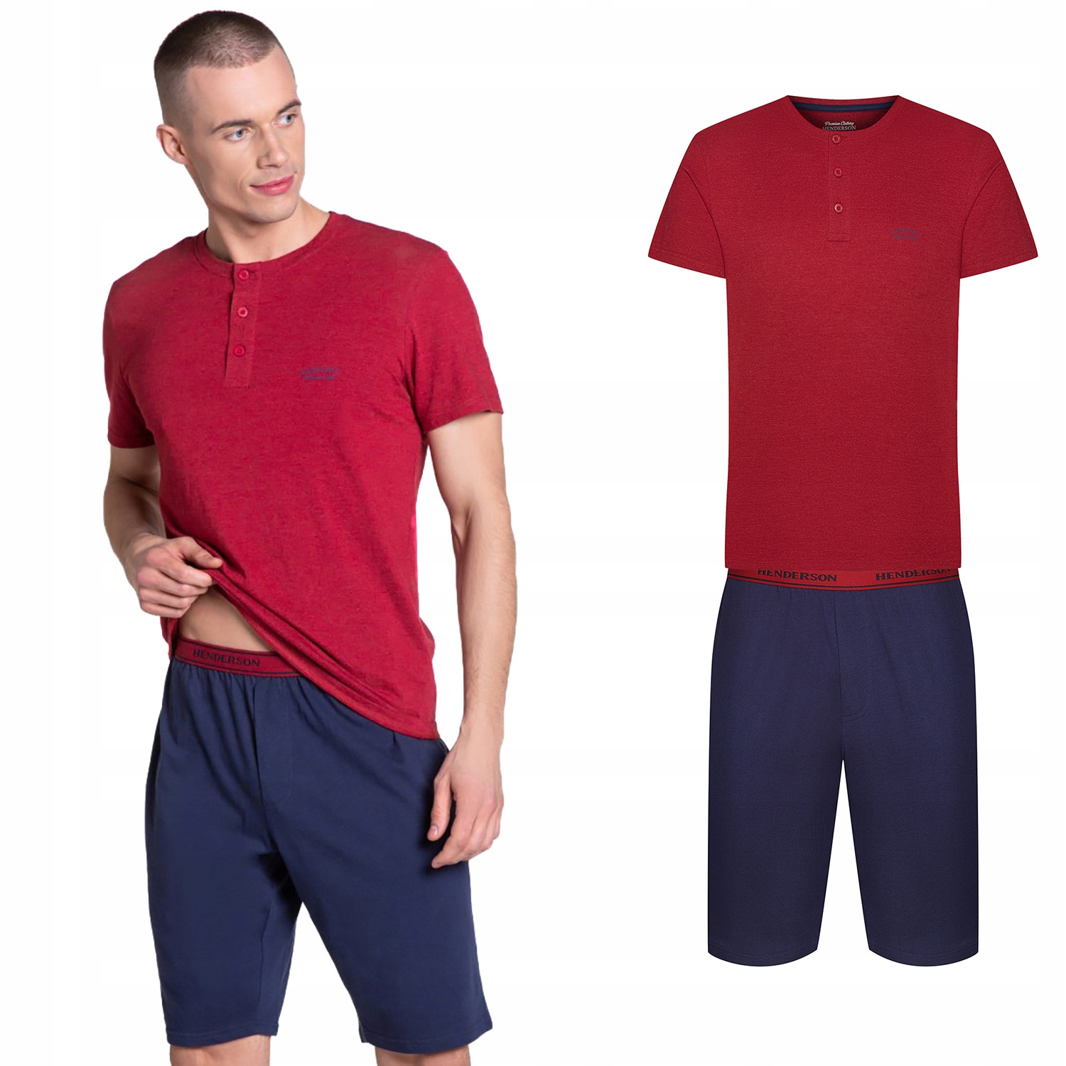 

Piżama męska Henderson Dune 38879-33X kr.r. - r XL
