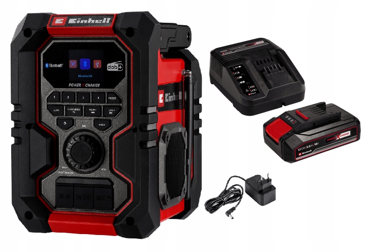 Einhell Radio Aku Te-cr 18 Dab+/fm/bt 3407995 Sada Akumulátor 2,5AH