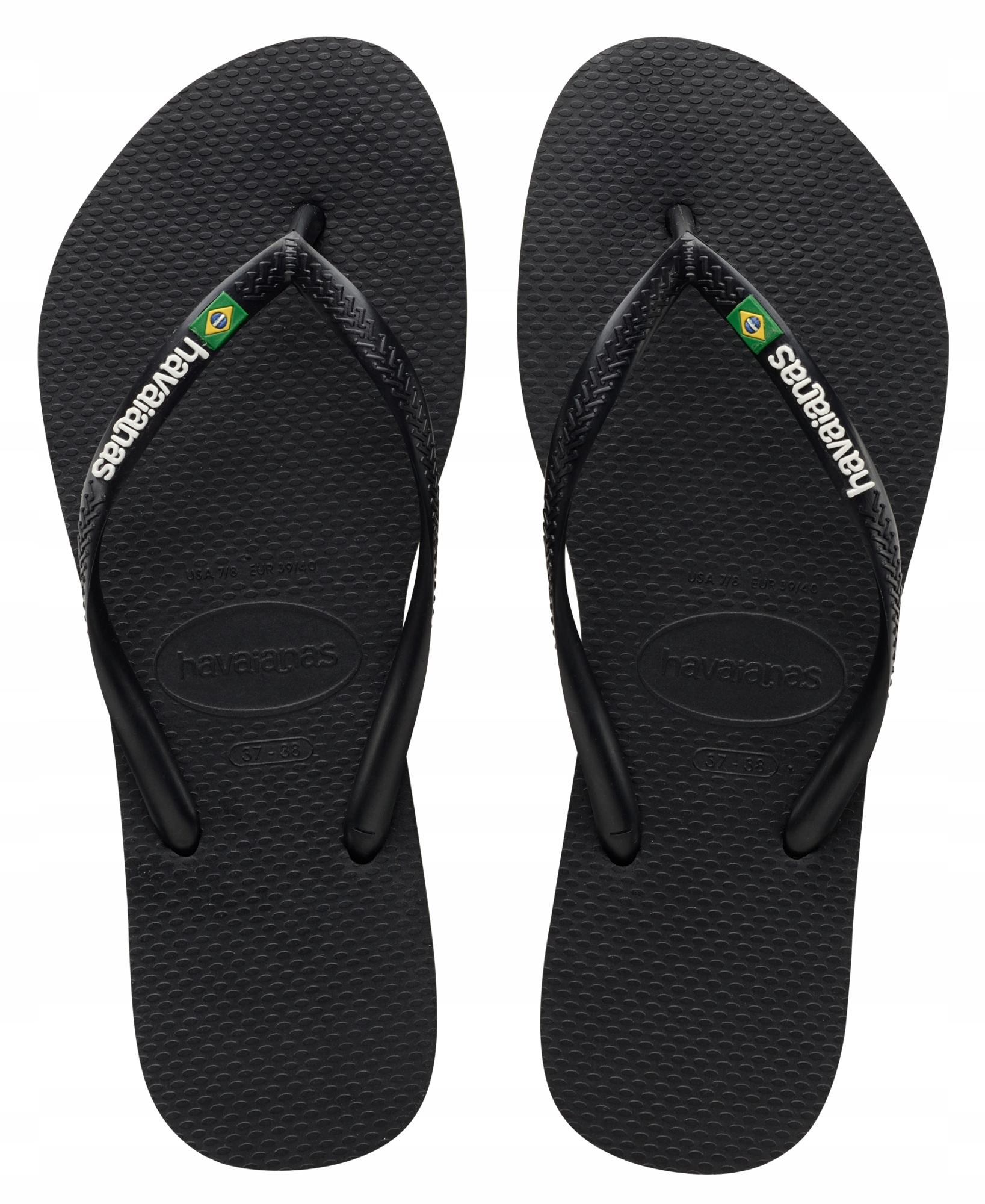 

Japonki Havaianas Slim Brasil Logo Czarne 37,5