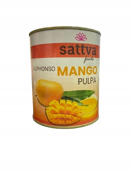 Mango Alphonso Pyré 850 g Sattva (foods)